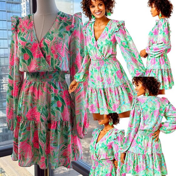 Lilly Pulitzer Dresses & Skirts - 🆕 LILLY PULITZER 🧿 NWT Taviana Stretch Dress, Coming in Hot Blue Horizon, Sz00